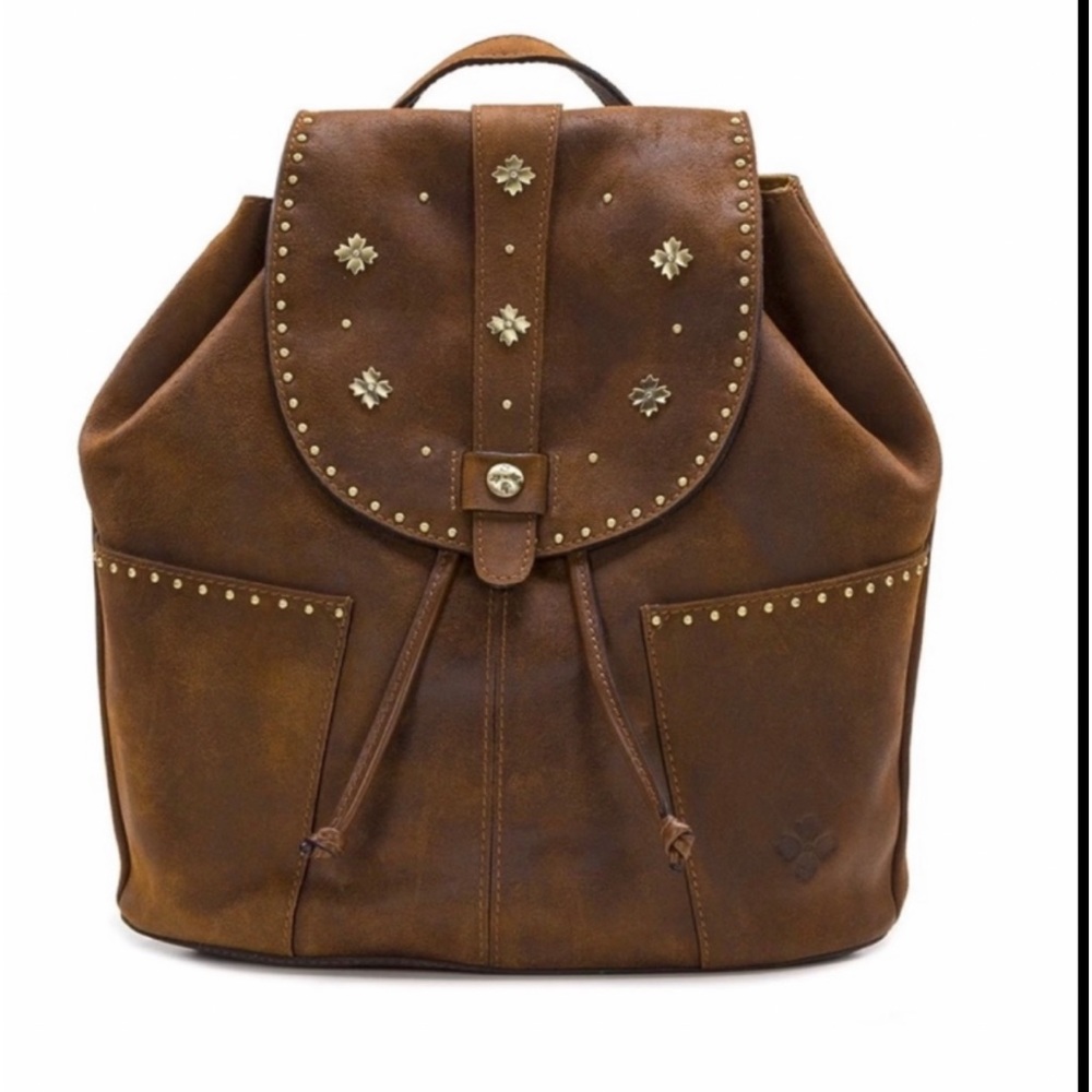 Patricia Nash Italian oil burnished suede. LARGE backpack purse. Like new.